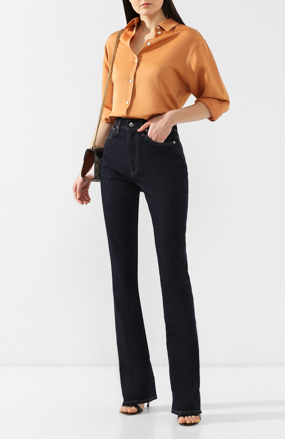 Расклешенные джинсы HELMUT LANG, арт. I09DW207, фото 2