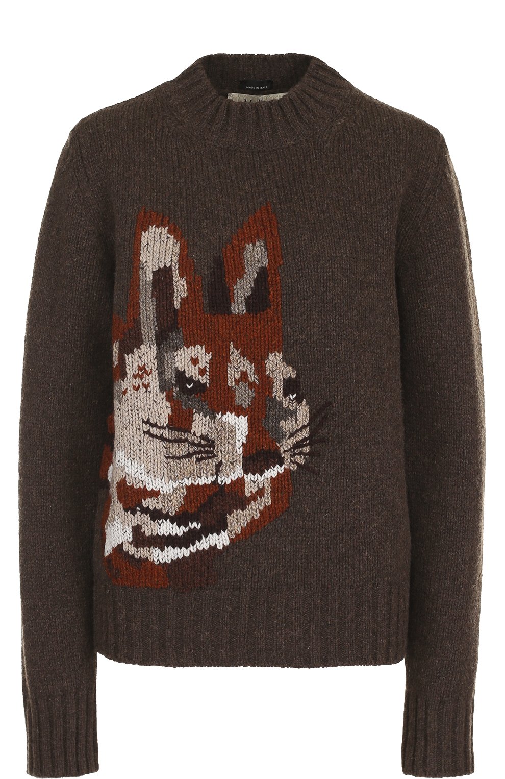 Вязаный шерстяной свитер с принтом MULBERRY, арт. MYPL753067/YLY20003B, фото 1