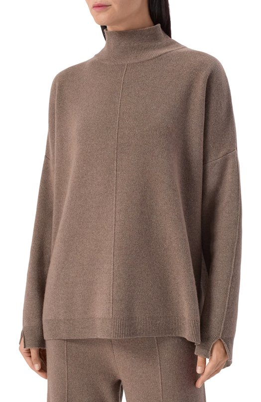 Свитер из шерсти и вискозы Pietro Brunelli MAB015/WS0011 Бежевый  MAB015/WS0011 Фото 3