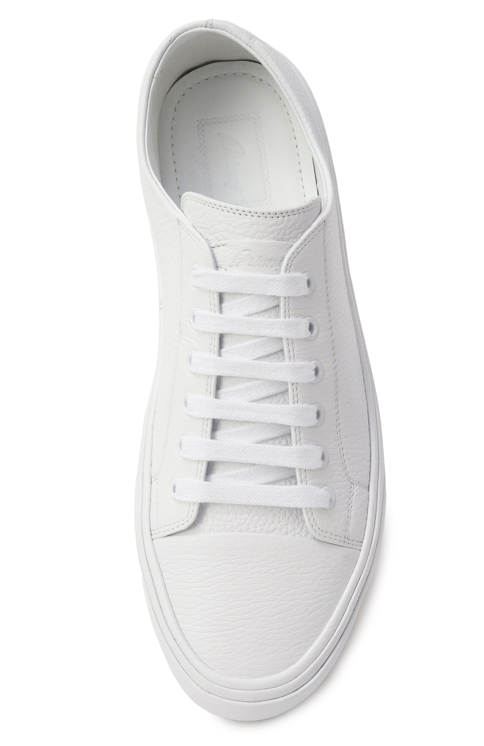 Кожаные кеды BRIONI, арт. QHM10L/P7731, фото 6