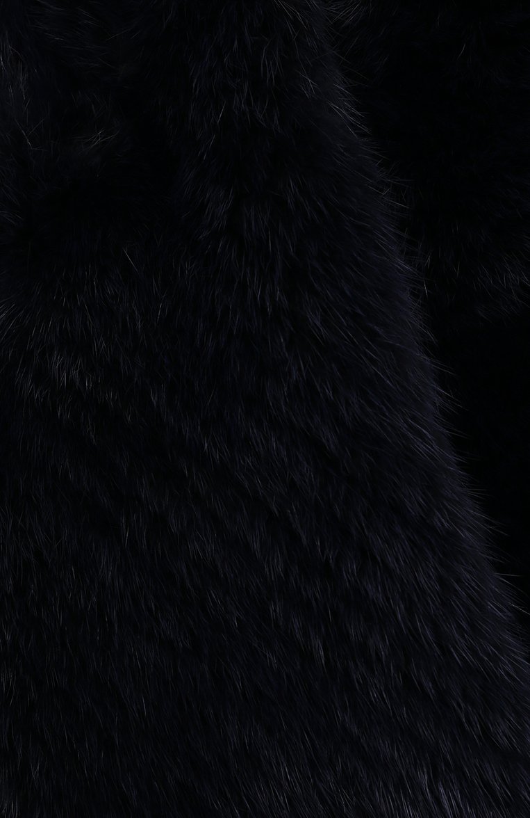 Женская шуба из меха норки VALENTINO синего цвета, арт. WF3FAN50TDK | Фото 5 (Рукава: Длинные; Длина (верхняя одежда): До колена; Стили: Кэжуэл; Материал внешний: Натуральный мех; Материал сплава: Проставлено; Драгоценные камни: Проставлено; Кросс-КТ: Куртка)
