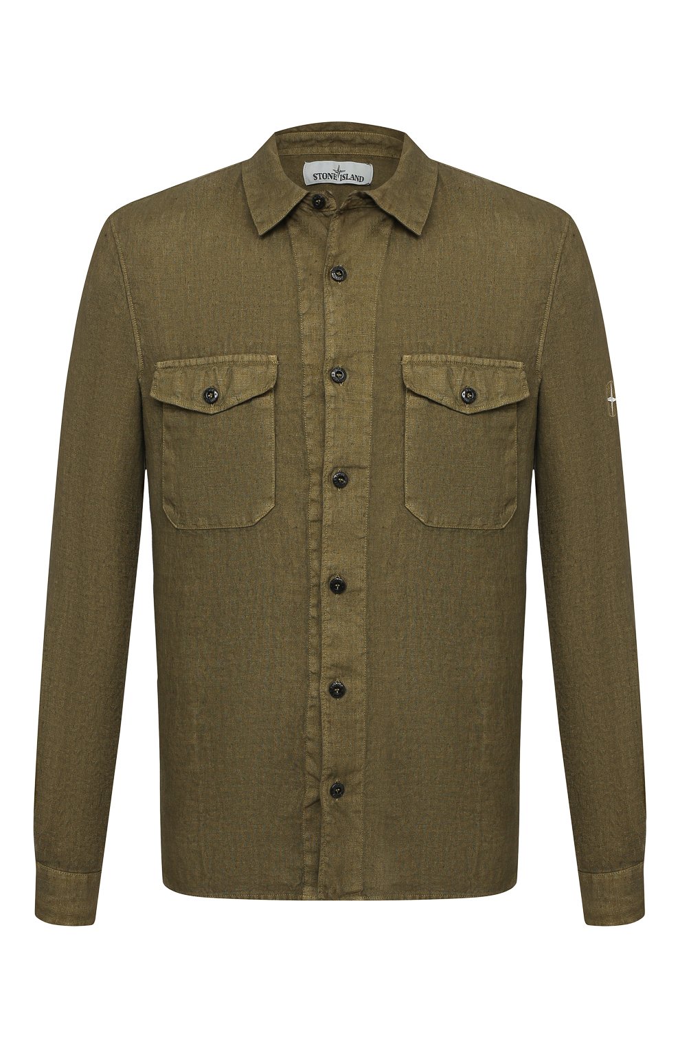 Льняная рубашка STONE ISLAND, арт. 741512001, фото 1