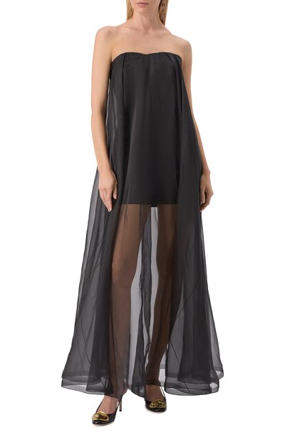 Шелковое платье VIKA GAZINSKAYA, арт. SS25-13228, фото 3