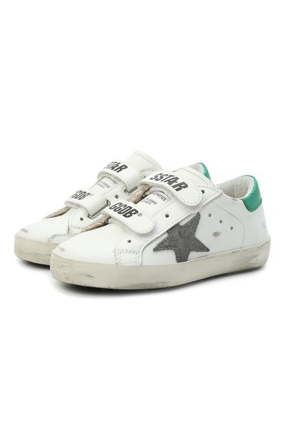Кожаные кеды superstar GOLDEN GOOSE DELUXE BRAND, арт. GJF00111.F002822, фото 1