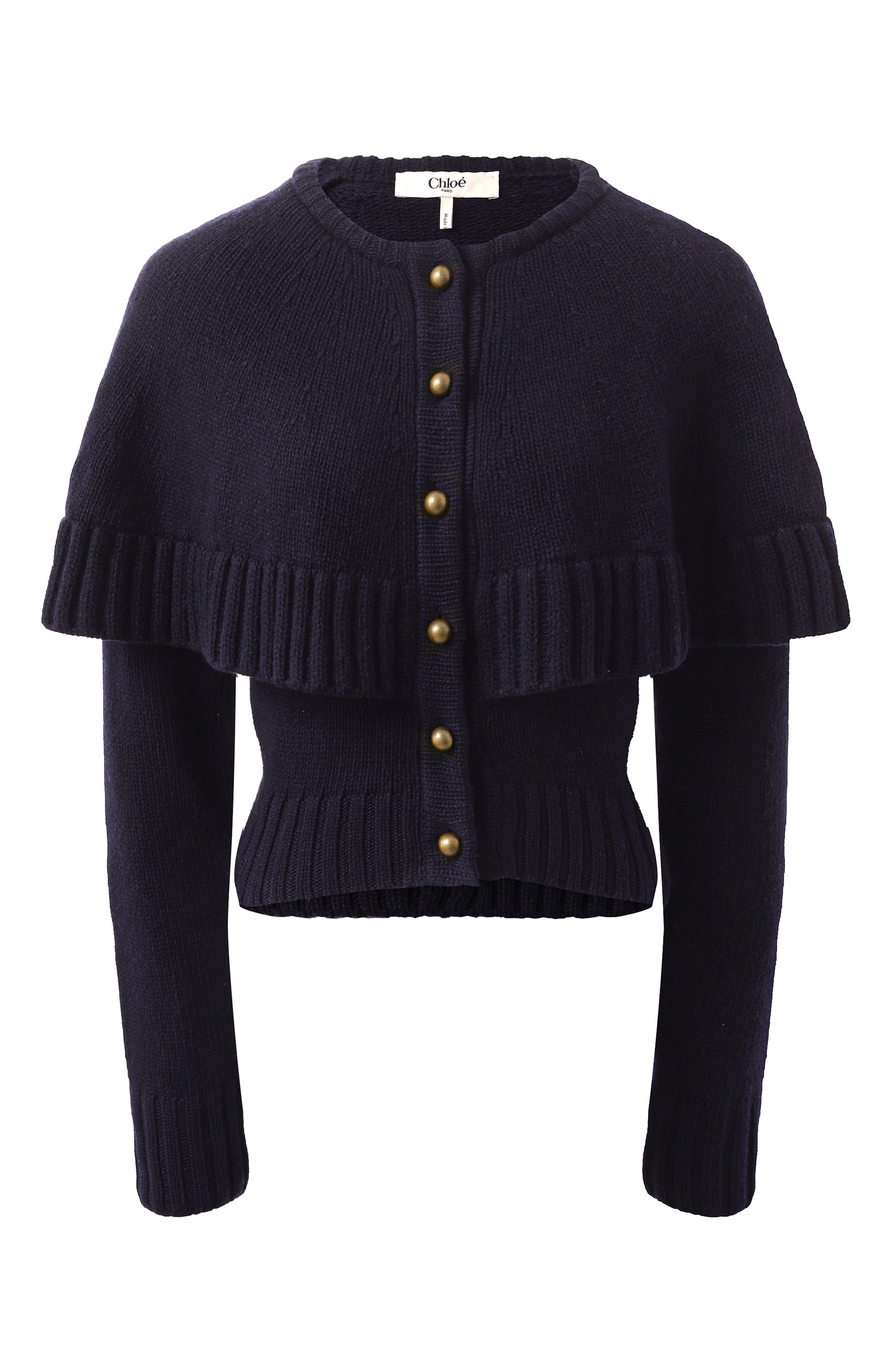 Кардиган из шерсти и кашемира CHLOÉ, арт. CHC24WMC06530, фото 1