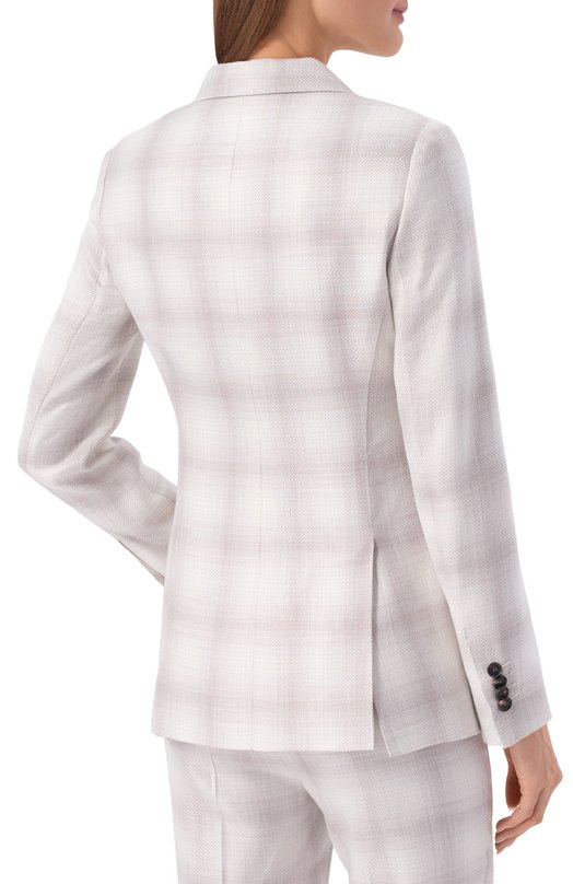 Жакет из вискозы Kiton D46523K0922G08 Белый  D46523K0922G08 Фото 4