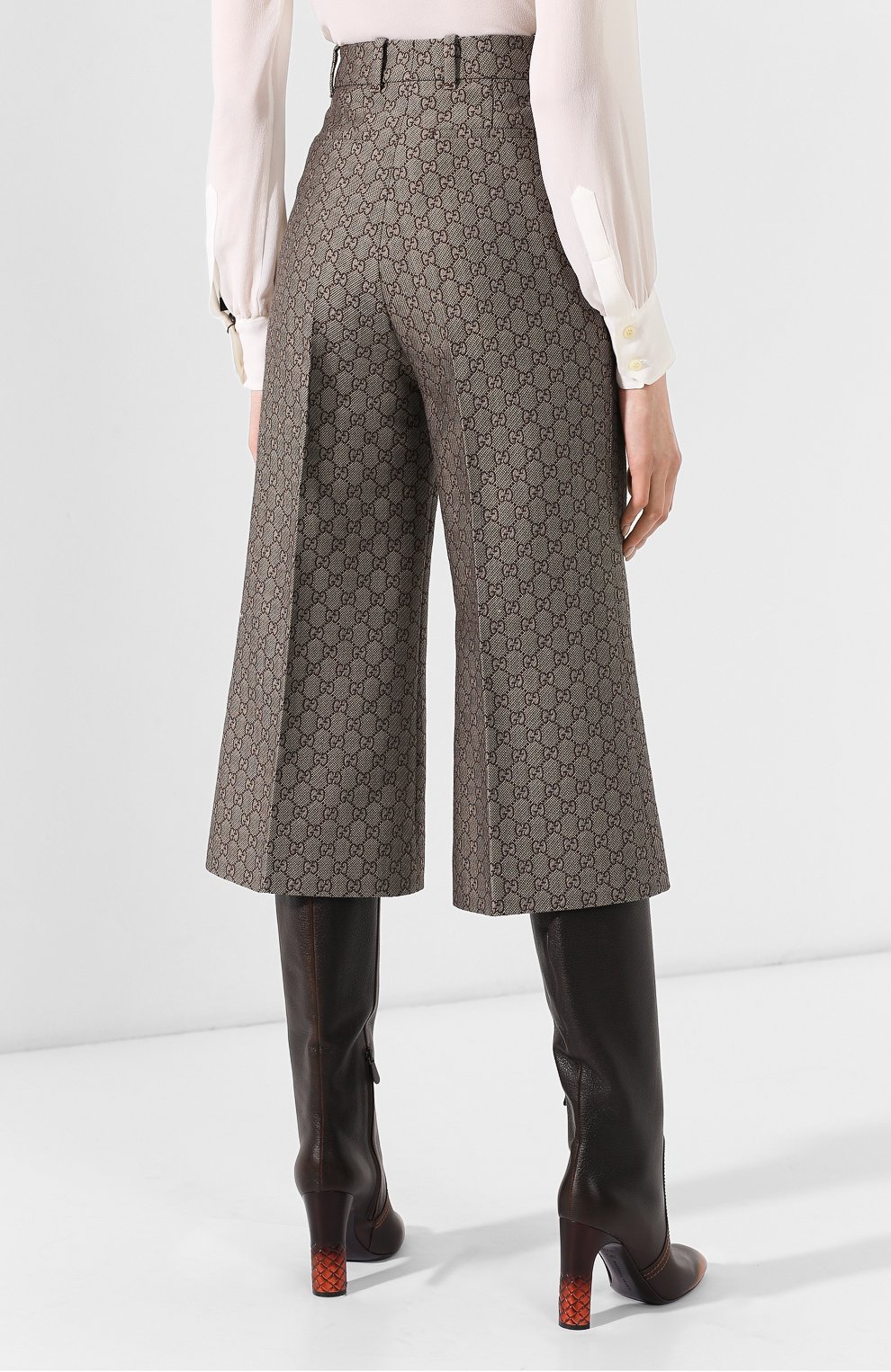 Брюки из смеси хлопка и шерсти GUCCI, арт. 519349/ZAAB2, фото 4