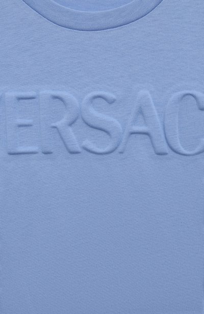 Хлопковая футболка VERSACE, арт. 1000239/1A09771/8A-14A, фото 3