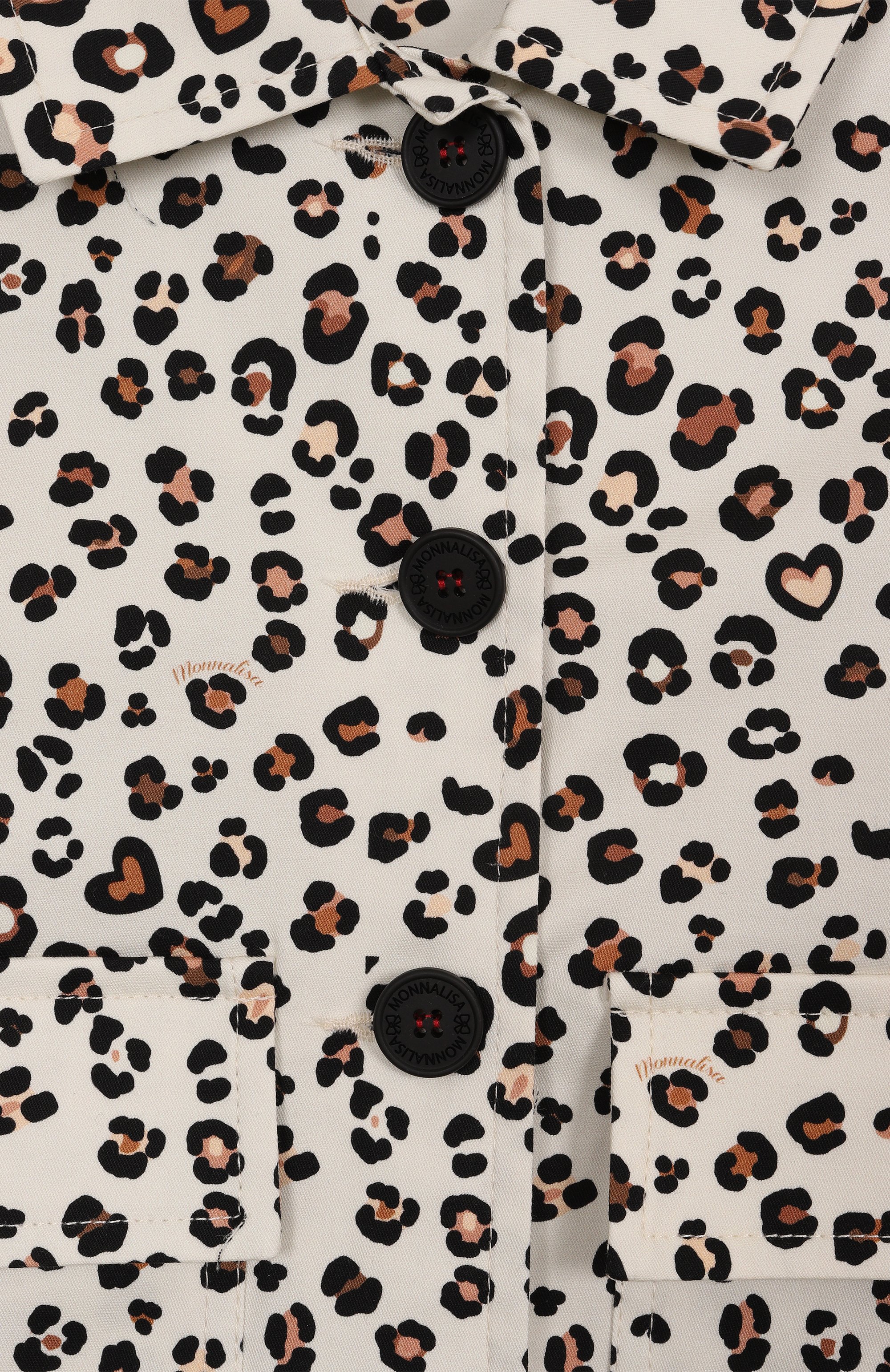 Хлопковая куртка MONNALISA, арт. 11E104, фото 3