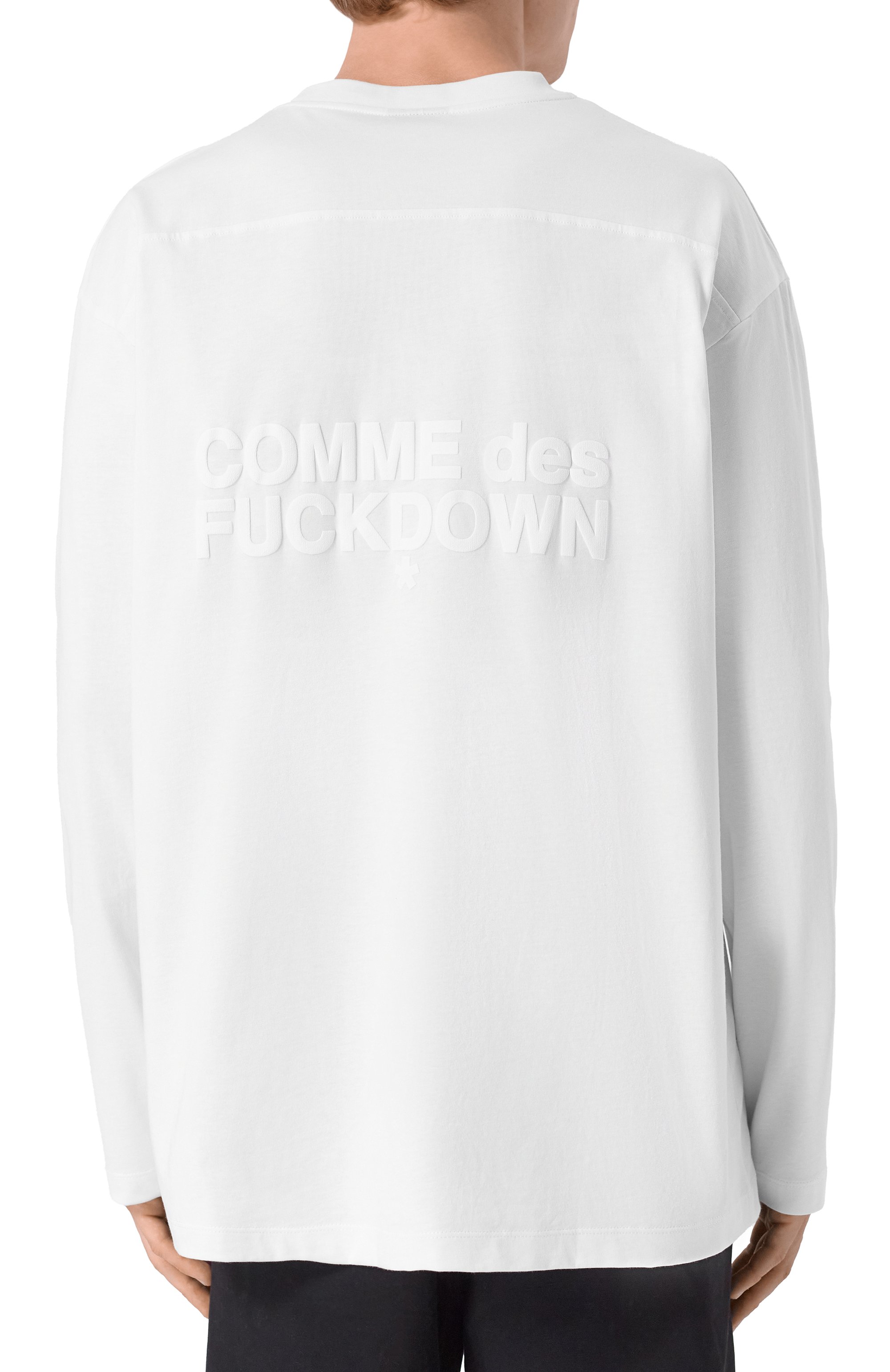 Хлопковый лонгслив COMME DES FUCKDOWN, арт. CFABM01732, фото 4