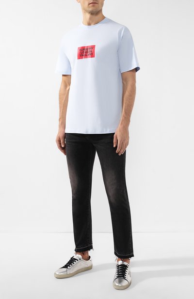 Хлопковая футболка BURBERRY, арт. 8014823, фото 2