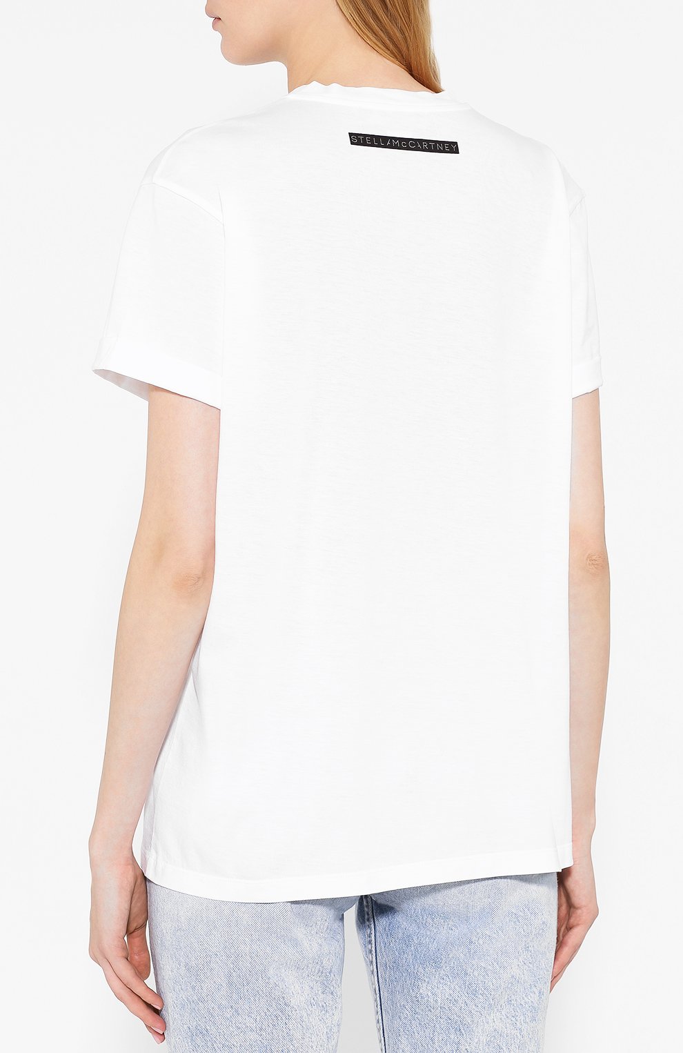 Хлопковая футболка STELLA MCCARTNEY, арт. 457142/SMW86, фото 4