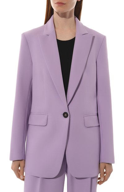 Жакет из вискозы SEVEN LAB фиолетового цвета по цене 24260 руб., арт. SJK1.01.350.98, фото 3 Жакет из вискозы SEVEN LAB, арт. SJK1.01.350.98, фото 3