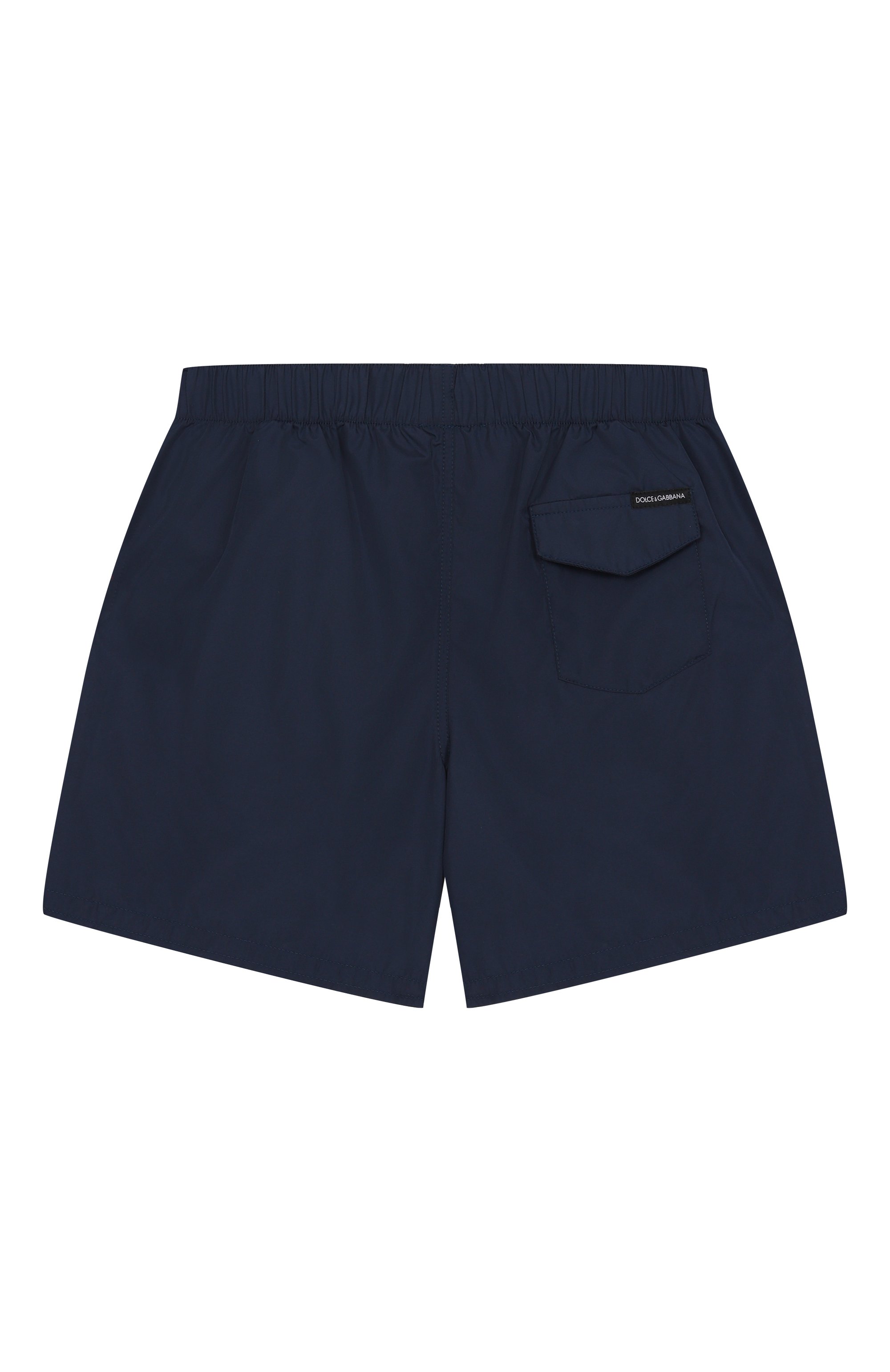 Плавки-шорты DOLCE & GABBANA темно-синего цвета по цене 18750 руб., арт. L4J818/0N01H/2-6, фото 2 Плавки-шорты DOLCE & GABBANA, арт. L4J818/0N01H/2-6, фото 2