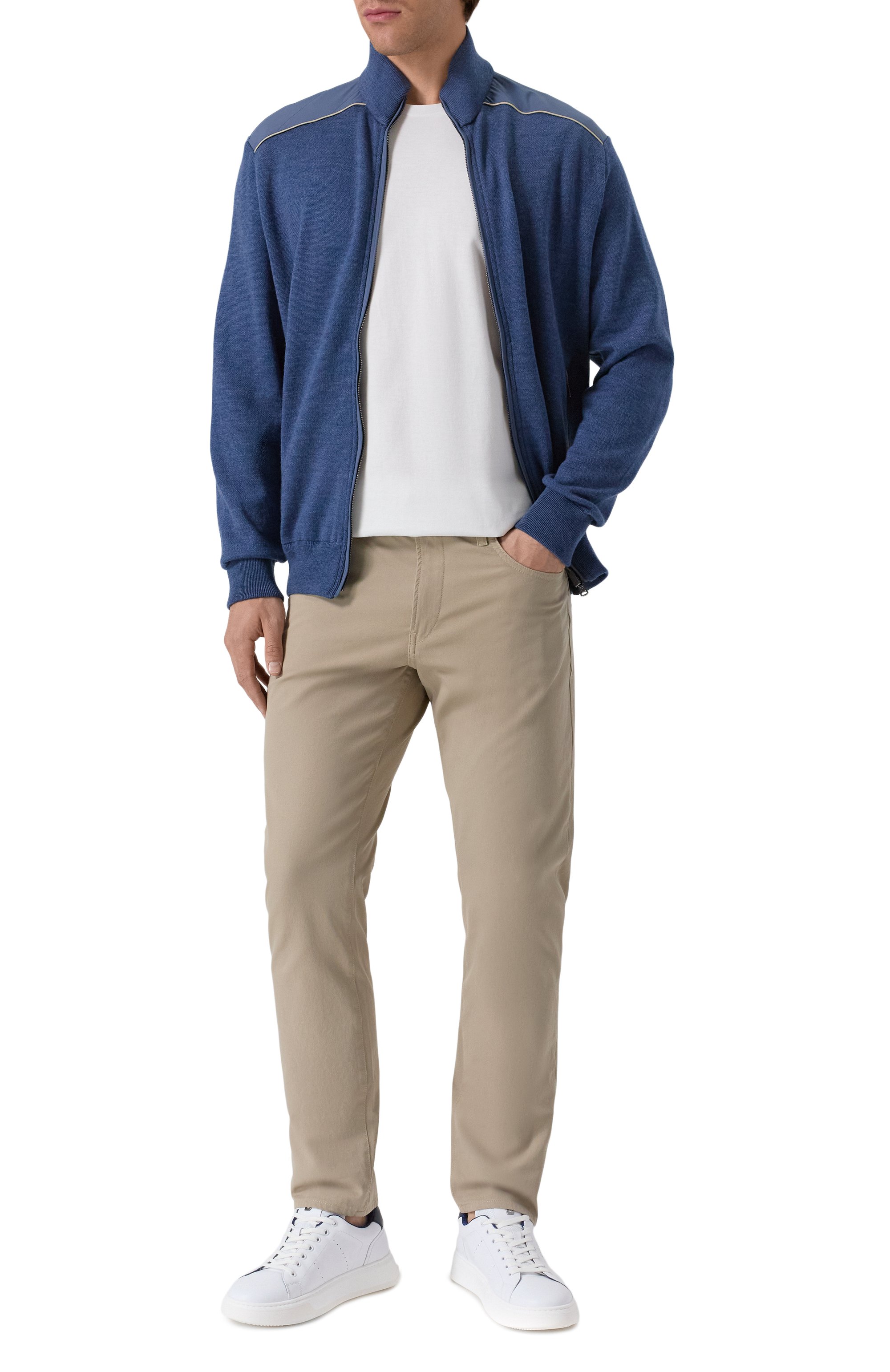 Хлопковая футболка PAUL&SHARK, арт. 15311607, фото 2