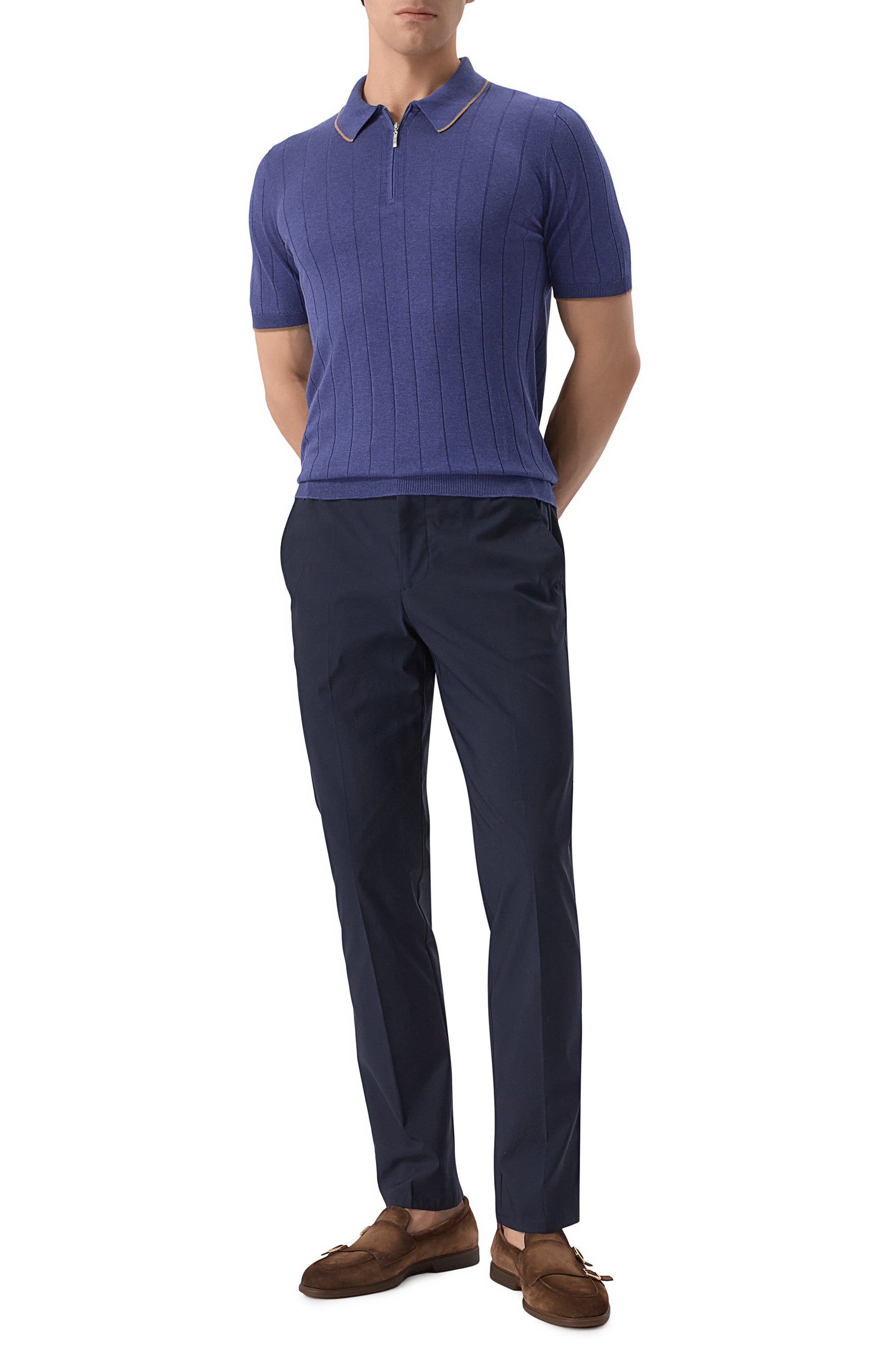 Замшевые лоферы malibu SANTONI, арт. MGAG19006TGRSEAA, фото 2