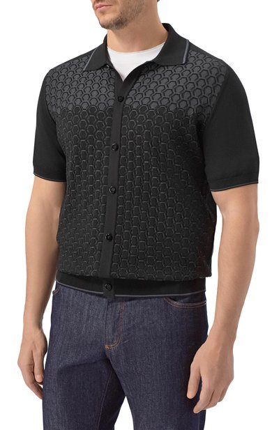 Рубашка из шелка и хлопка STEFANO RICCI, арт. K818109PAM/F26175_001, фото 3