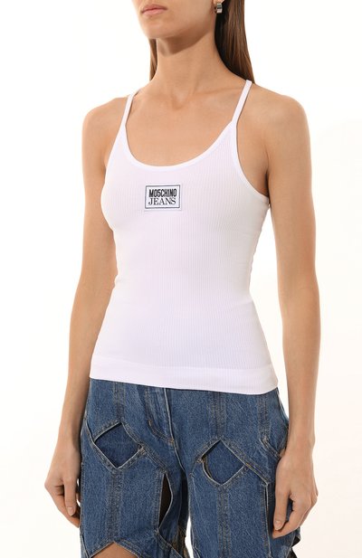 Майка из вискозы M05CH1NO JEANS, арт. A0809/3259, фото 3