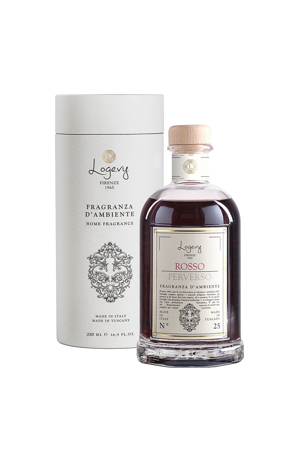 Диффузор rosso perverso / "красное перверсо" (250ml) LOGEVY FIRENZE 1965 бесцветного цвета по цене 11000 руб., арт. 8050519371636, фото 4 Диффузор rosso perverso / "красное перверсо" (250ml) LOGEVY FIRENZE 1965, арт. 8050519371636, фото 4