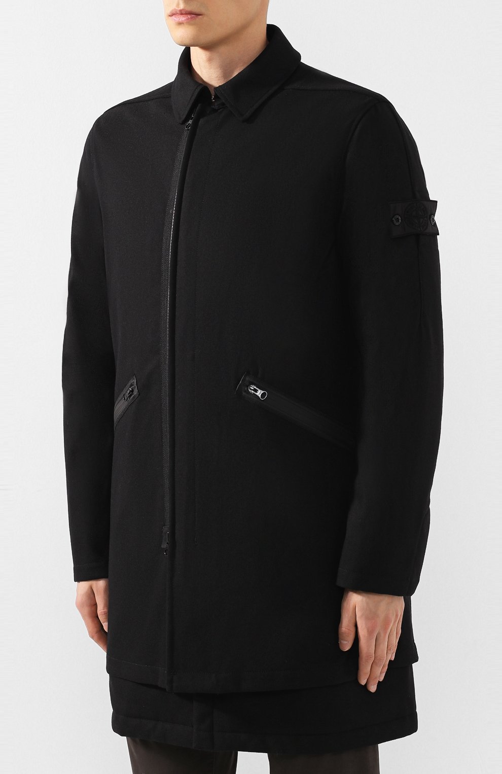 Шерстяное пальто STONE ISLAND SHADOW PROJECT, арт. 711970201, фото 3