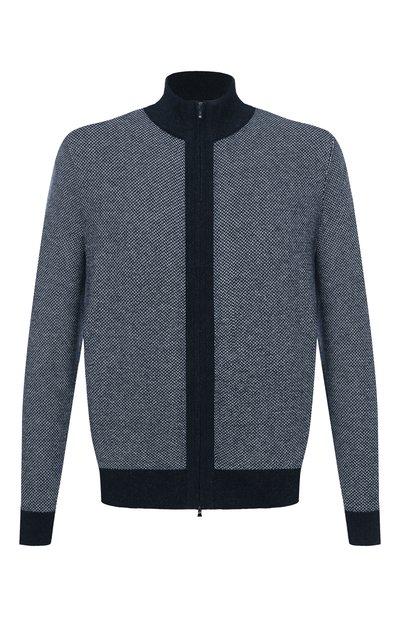 Мужской кардиган из шерсти и хлопка BOSS, арт. 50549950