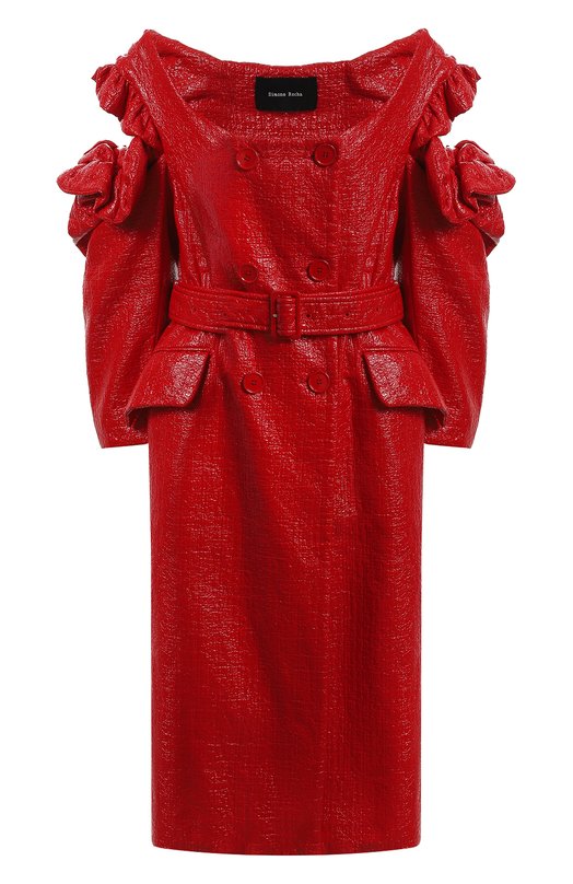 

Платье из хлопка и вискозы Simone Rocha, Красный