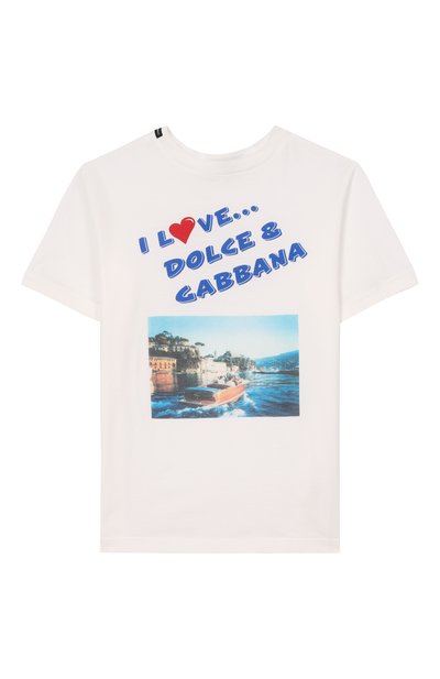 Хлопковая футболка DOLCE & GABBANA, арт. L4JTJD/G7PWD