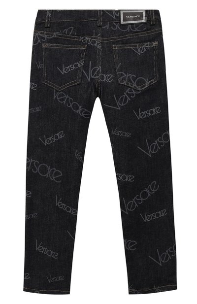 Джинсы VERSACE темно-синего цвета по цене 32350 руб., арт. YC000111/YA00321/6A, фото 2 Джинсы VERSACE, арт. YC000111/YA00321/6A, фото 2