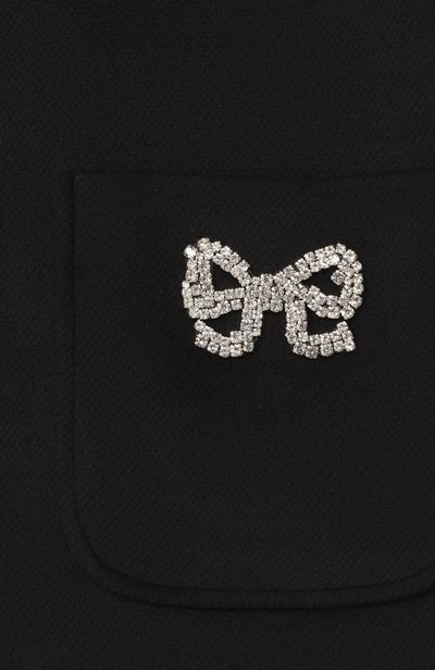 Пальто ELIE SAAB JUNIOR черного цвета по цене 79500 руб., арт. EFCT003/TS1059, фото 3 Пальто ELIE SAAB JUNIOR, арт. EFCT003/TS1059, фото 3