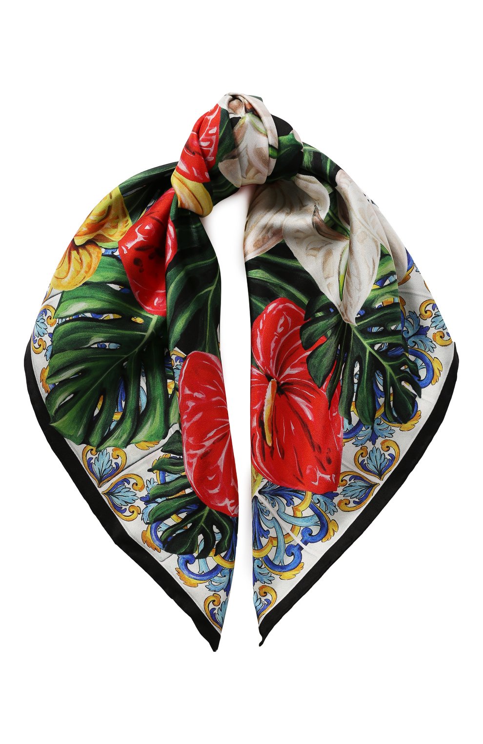 Шелковый платок DOLCE & GABBANA, арт. FN092R/GDU71, фото 1