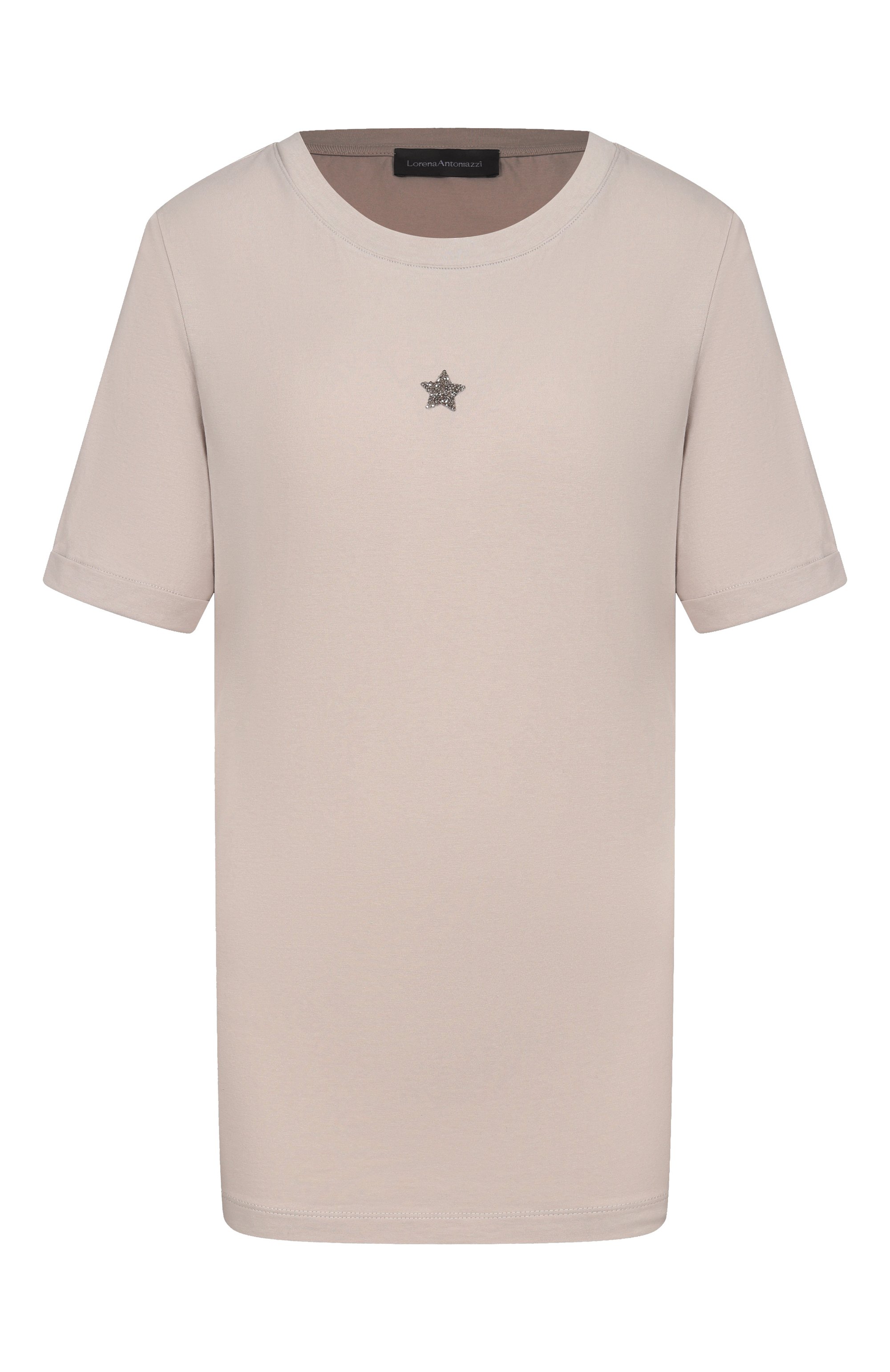 Хлопковая футболка LORENA ANTONIAZZI, арт. TS24/9999, фото 1
