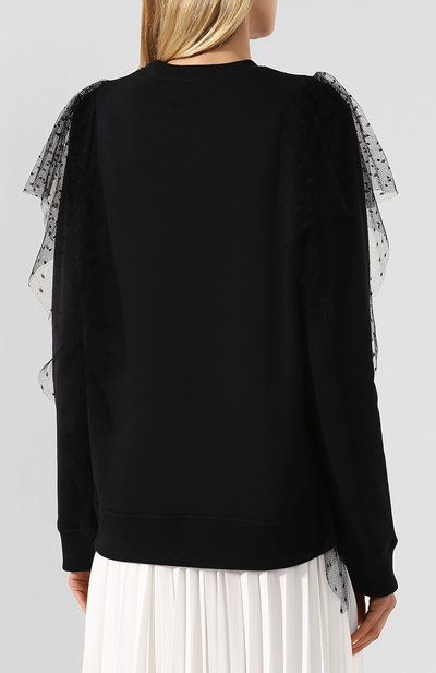 Хлопковый свитшот REDVALENTINO, арт. TR3MF03F/4UY, фото 4