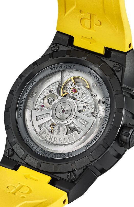 Часы Turbine Titanium Yellow Perrelet A4067/1 Бесцветный  A4067/1 Фото 4