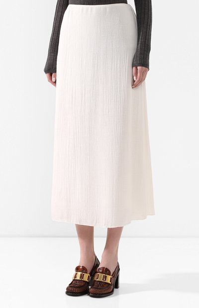Шелковая юбка PRADA, арт. P131R-1WOE-F0304, фото 3