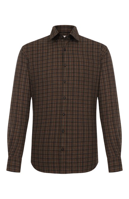 Мужская рубашка из хлопка и лиоцелла 1863 BY ETERNA, арт. 2553 XS14 27