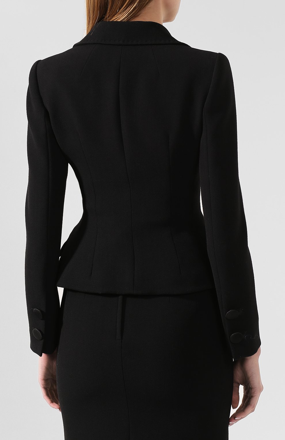 Жакет DOLCE & GABBANA черного цвета по цене 275000 руб., арт. F28RLT/FURF0, фото 4 Жакет DOLCE & GABBANA, арт. F28RLT/FURF0, фото 4