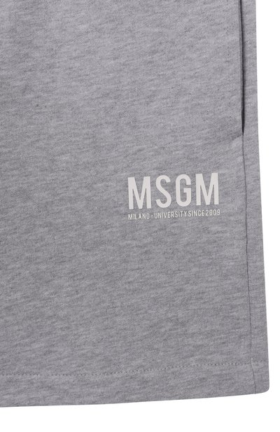 Хлопковые шорты MSGM KIDS, арт. S6MSJBBE052, фото 3