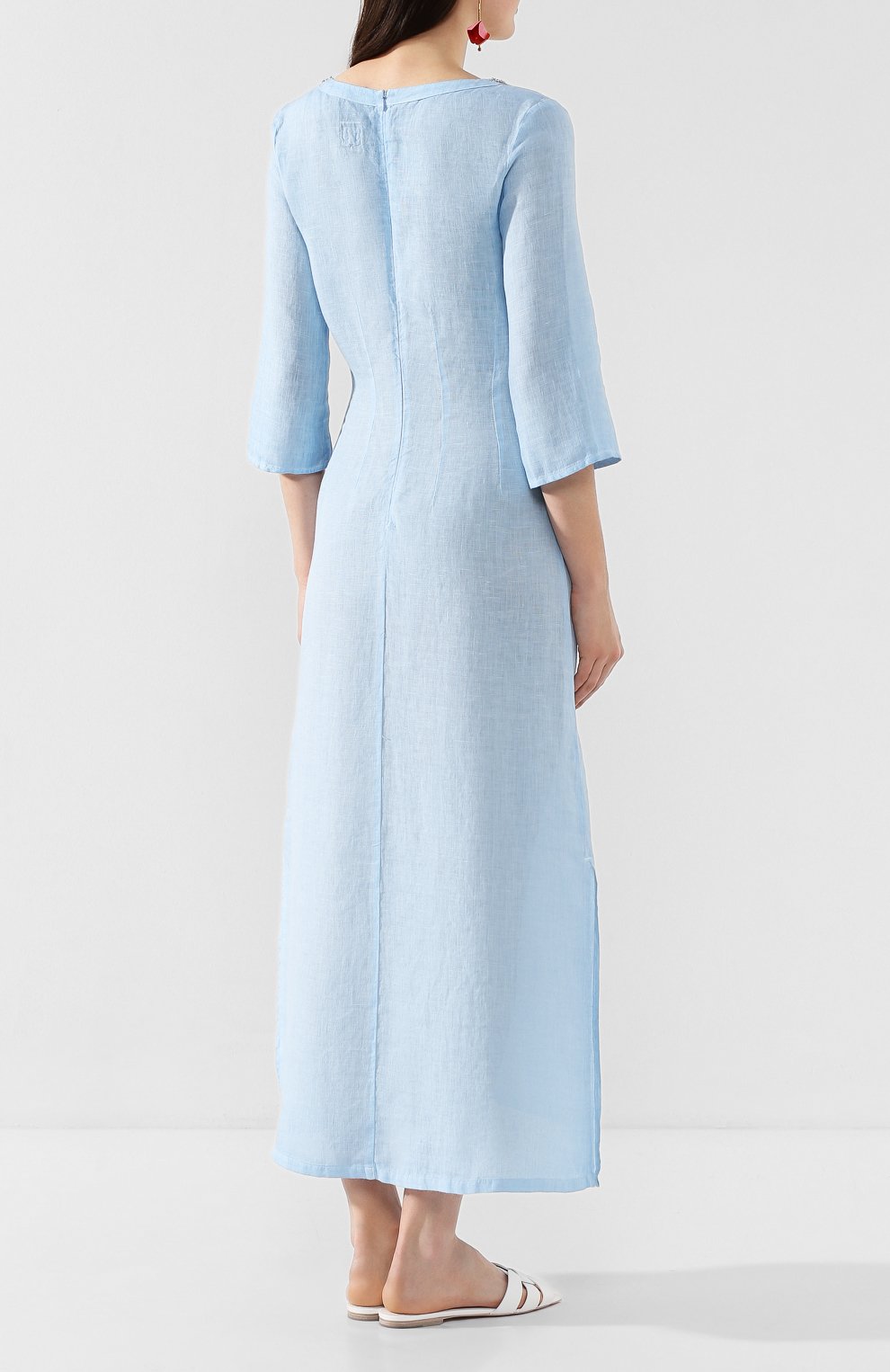 Льняное платье 120% LINO, арт. R0W40FT/0115/S02, фото 4