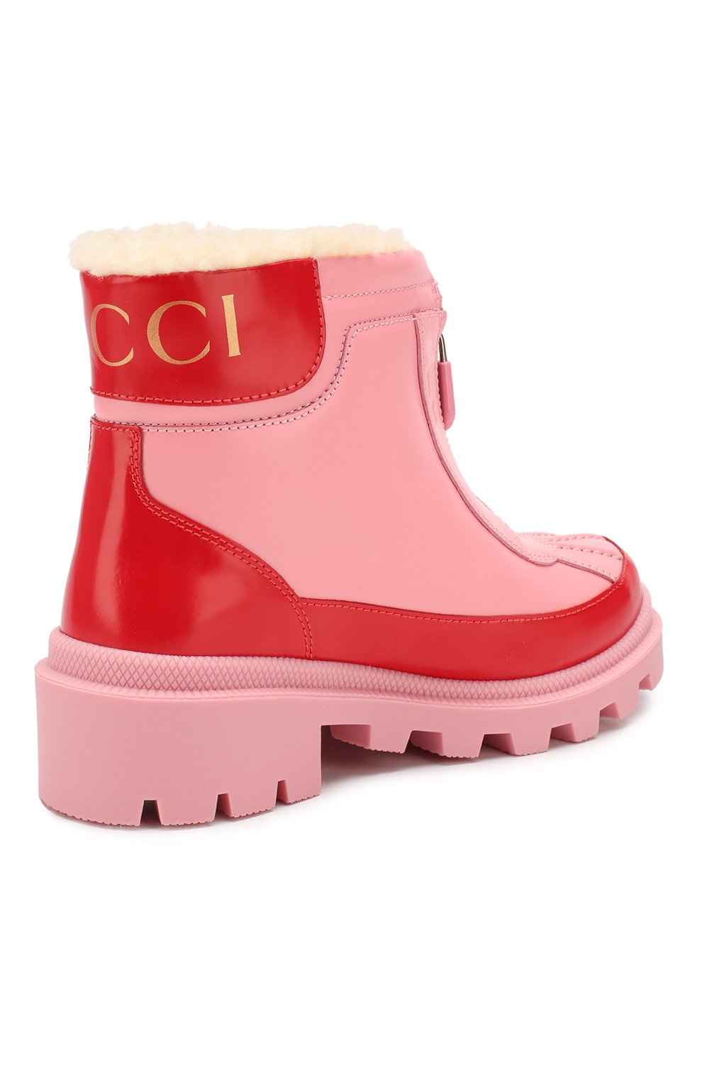 Кожаные ботинки GUCCI, арт. 580728/D73F0, фото 3