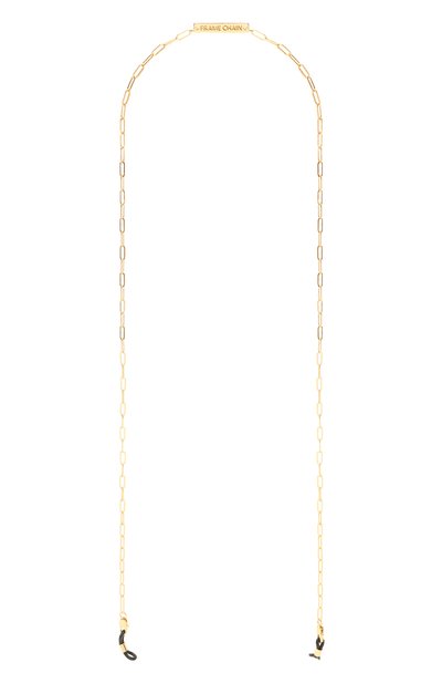 Женские цепочка для очков FRAME CHAIN, арт. SQUARED YELL0W G0LD