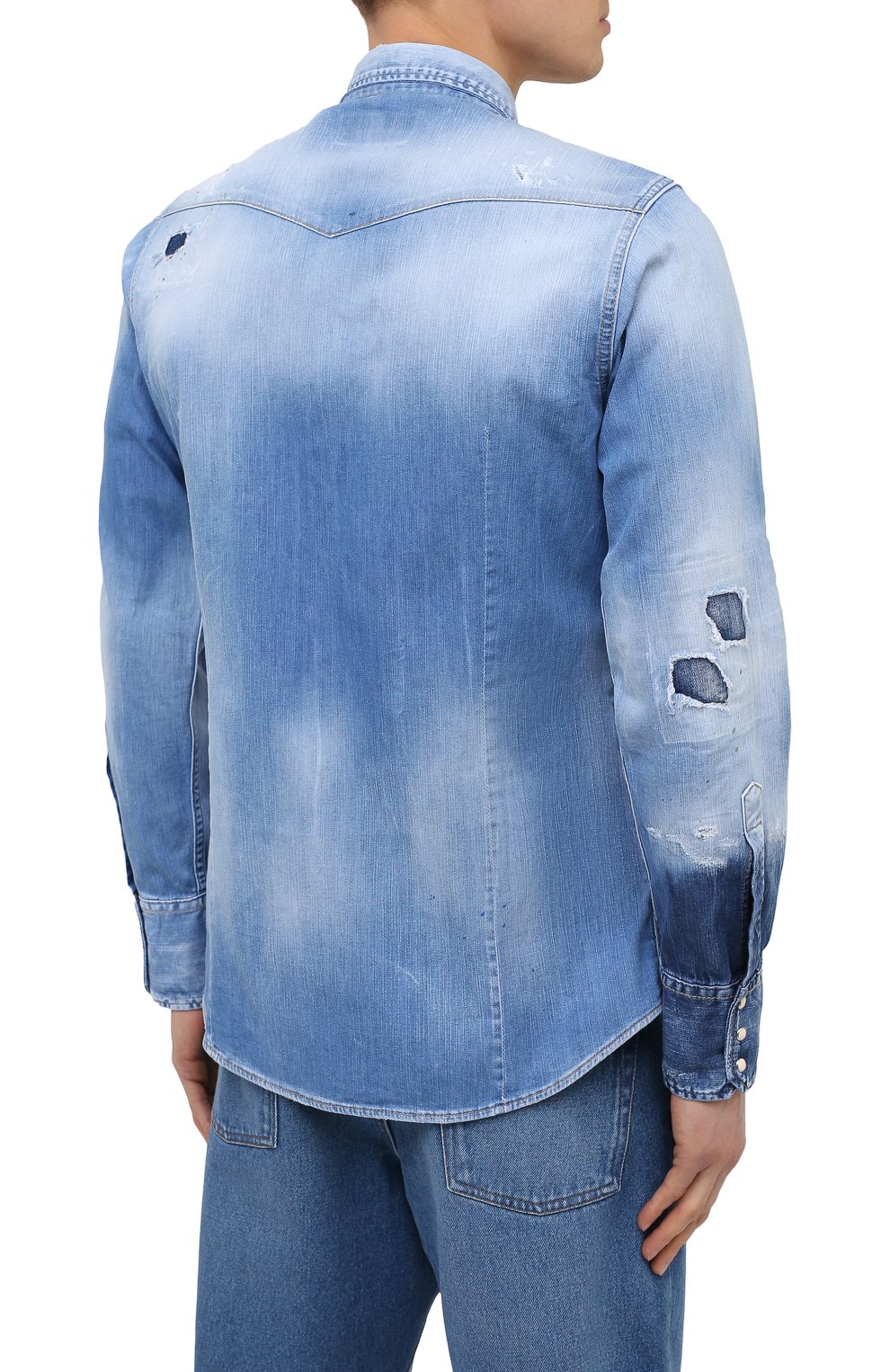 Джинсовая рубашка DSQUARED2, арт. S74DM0494/S30341, фото 4