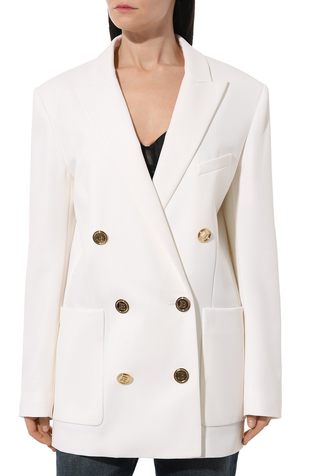 Шерстяной жакет BALMAIN, арт. WF1SH010W130, фото 3
