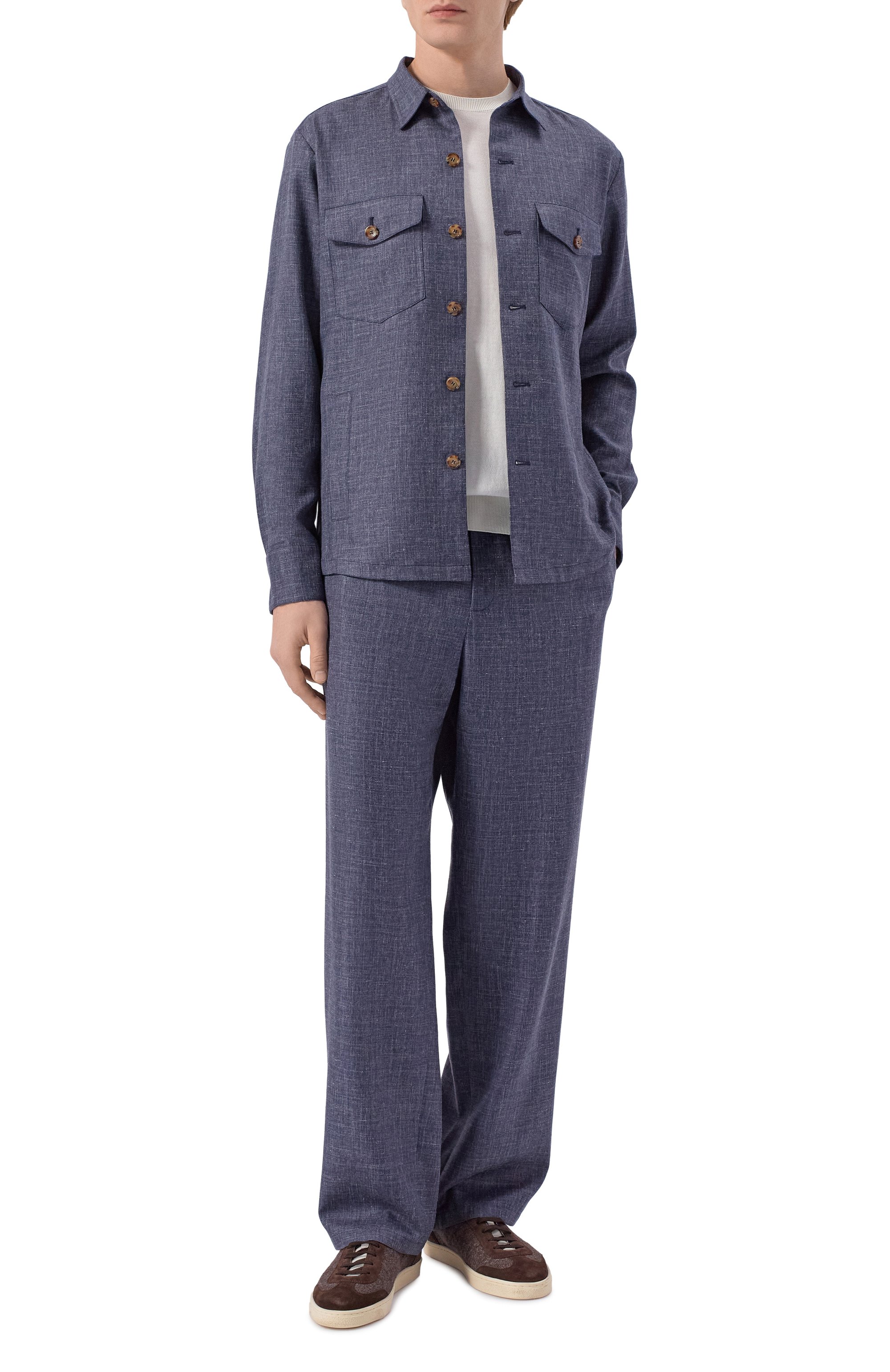 Брюки из кашемира и шелка COLOMBO, арт. PA00505/TEX/77541-10, фото 2