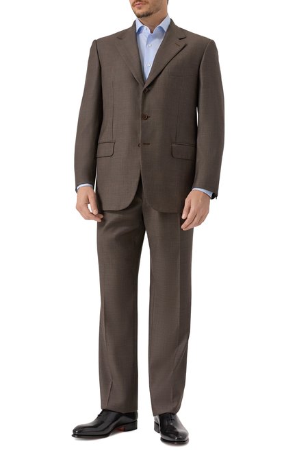 Мужской костюм из хлопка и льна LORO PIANA, арт. FAB 5769