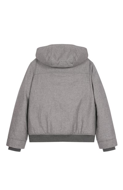 Бомбер STEFANO RICCI JUNIOR серого цвета по цене 360500 руб., арт. Y7J2300130/CPA01M, фото 2 Бомбер STEFANO RICCI JUNIOR, арт. Y7J2300130/CPA01M, фото 2