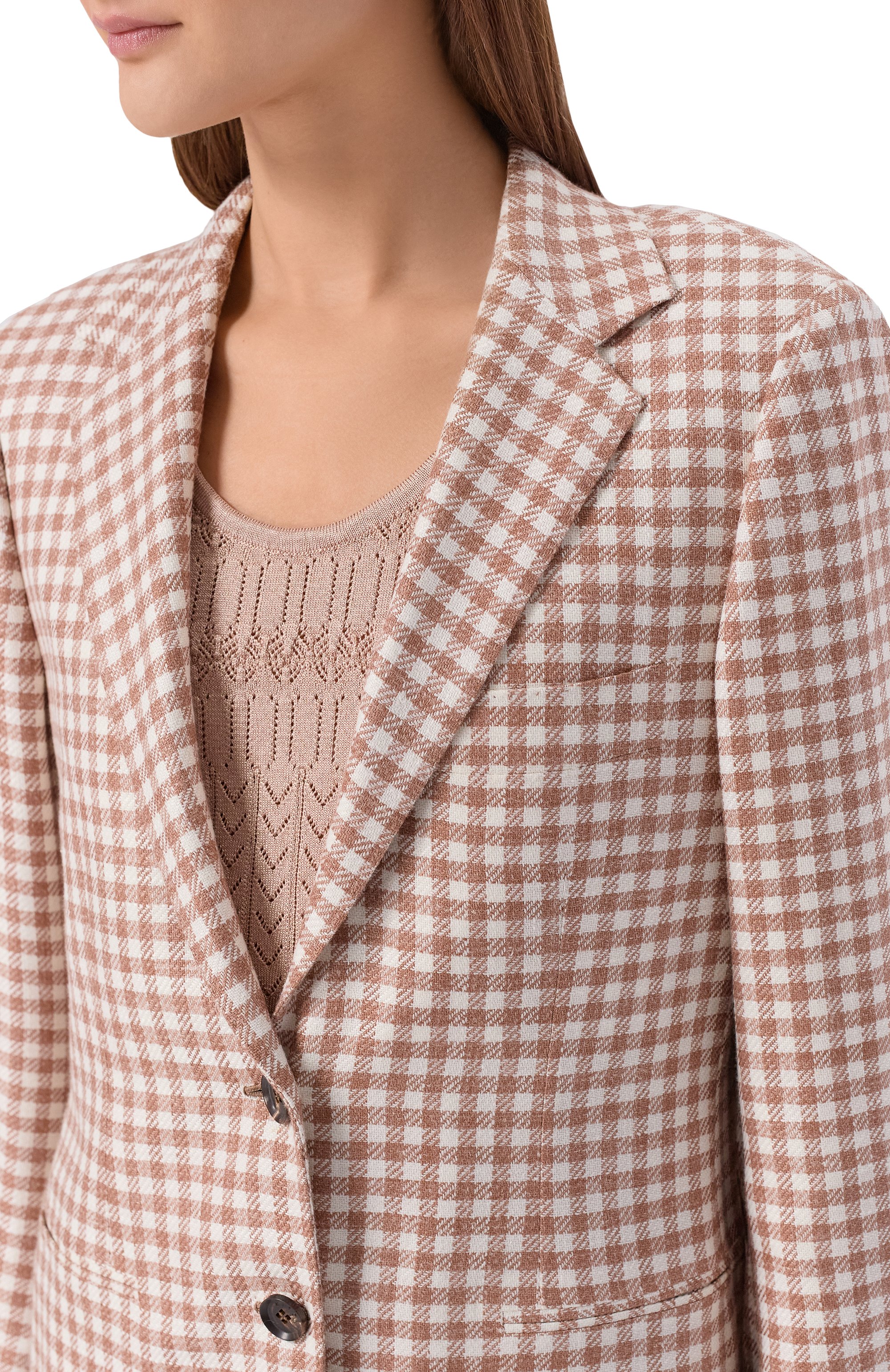 Жакет из кашемира и шерсти KITON, арт. D58504K0615, фото 5