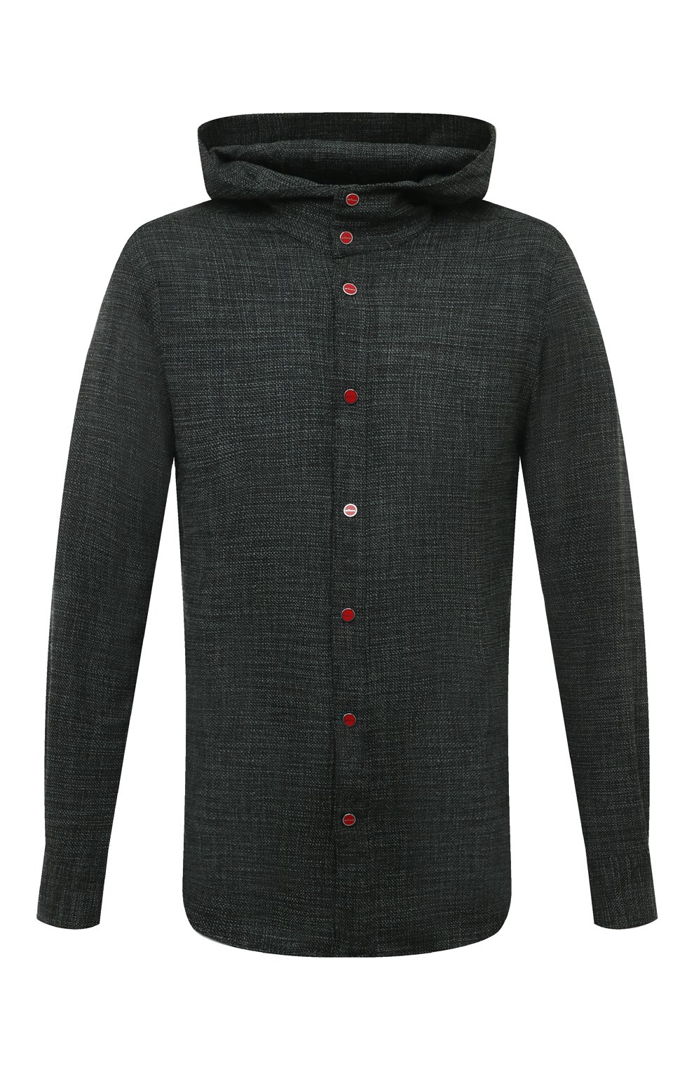 Рубашка из шерсти и шелка KITON, арт. UMCMARK0643C, фото 1