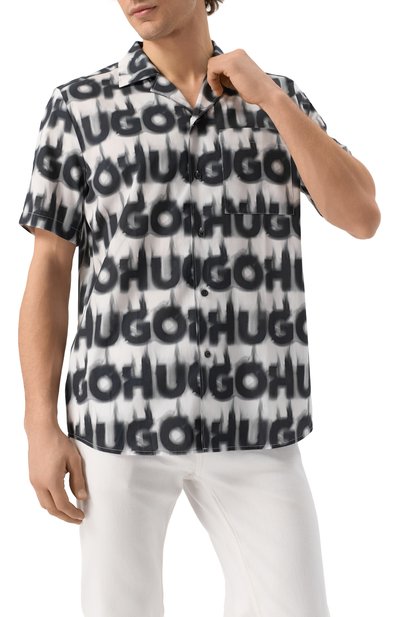 Хлопковая рубашка HUGO, арт. 50534240, фото 3