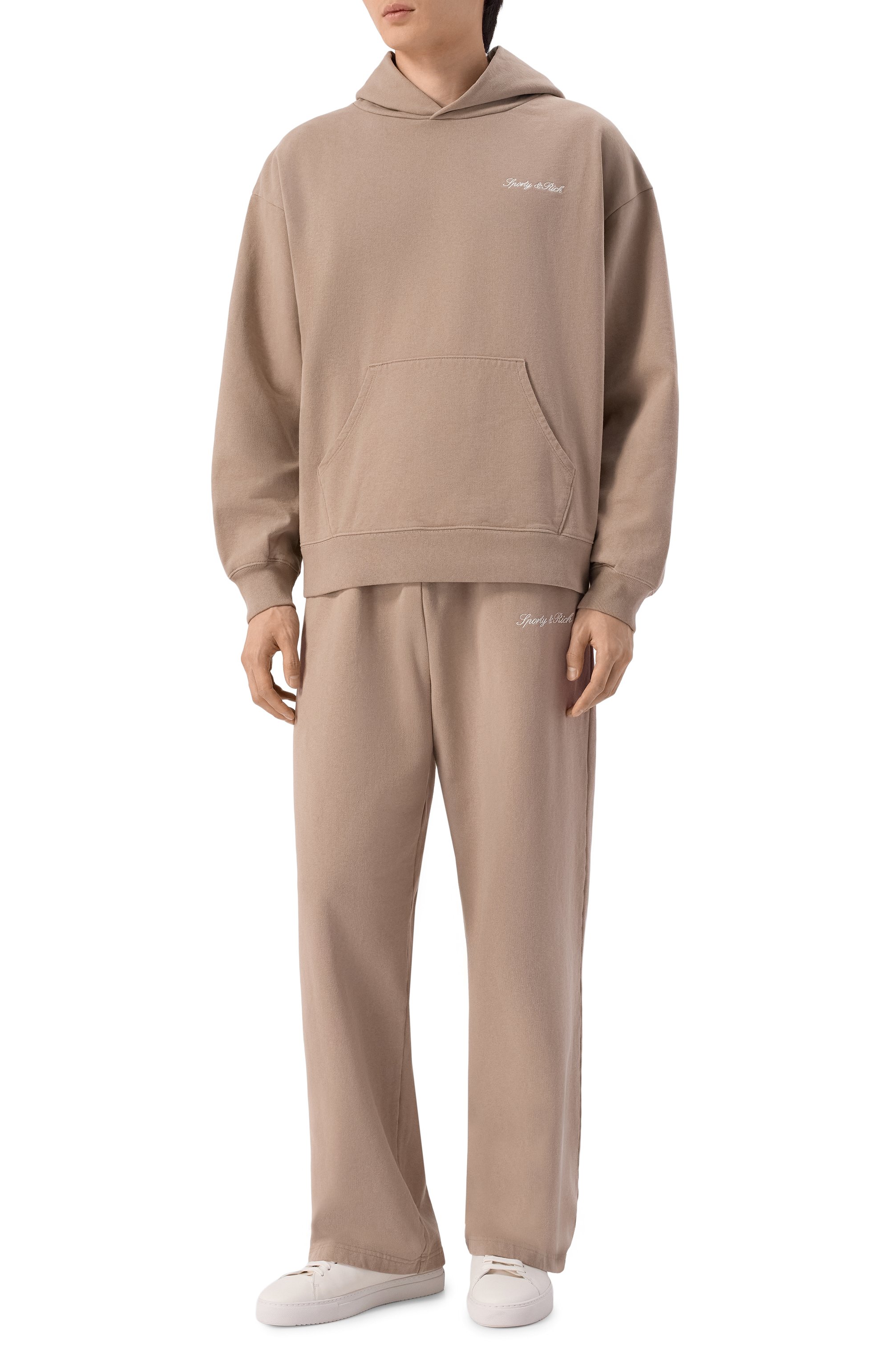 Хлопковое худи SPORTY AND RICH, арт. ST09168326BR08, фото 2