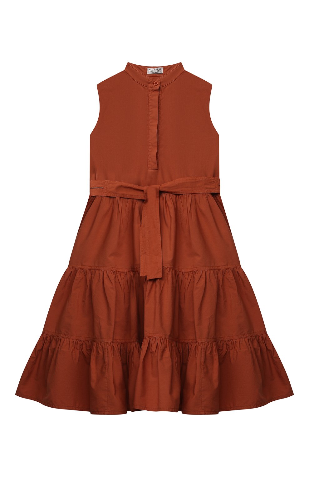 Хлопковое платье BRUNELLO CUCINELLI, арт. BH139A214A, фото 1